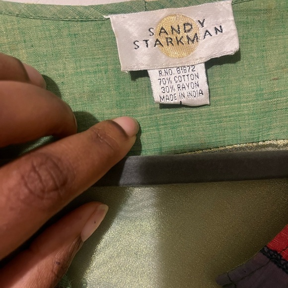 Boho Patchwork Embroidered Jacket - Multicolor - Picture 5 of 7